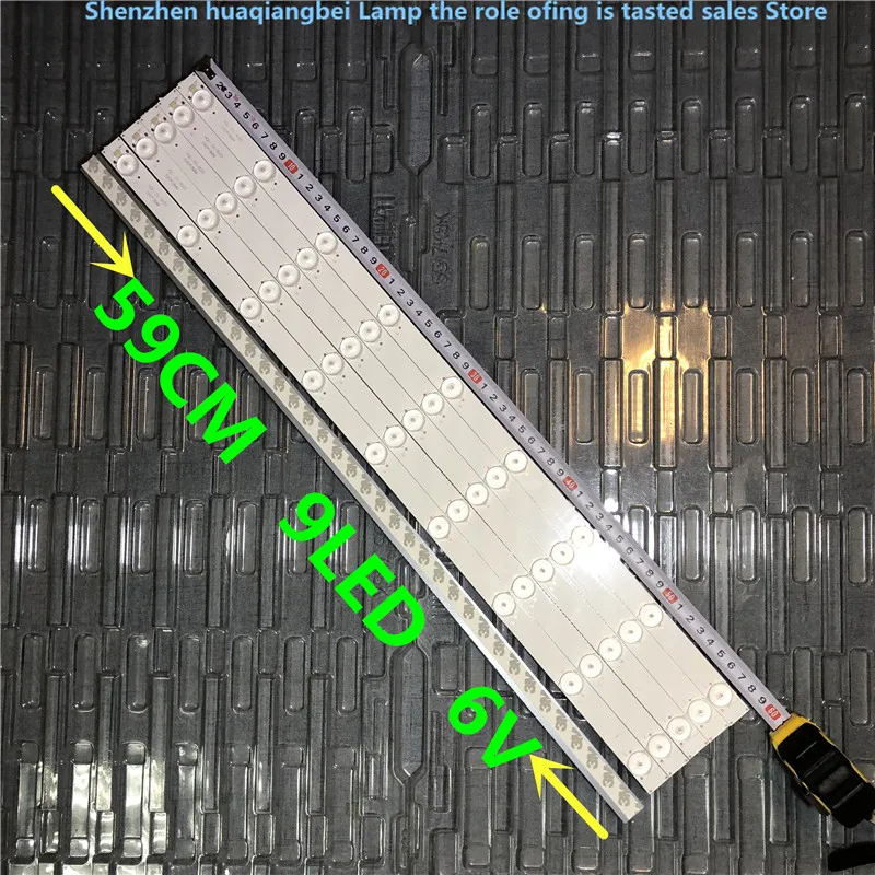 10 pcs/Lot 32inch 54V LED Backlight Lamps LED Strip w/ Optical Lens Fliter 6V 3v 1Piece= 59.5CM 9LEDS Free shipping
10 pcs/Lot 32inch 54V LED Backlight Lamps LED Strip w/ Optical Lens Fliter 6V 3v 1Piece= 59.5CM 9LEDS Free shipping