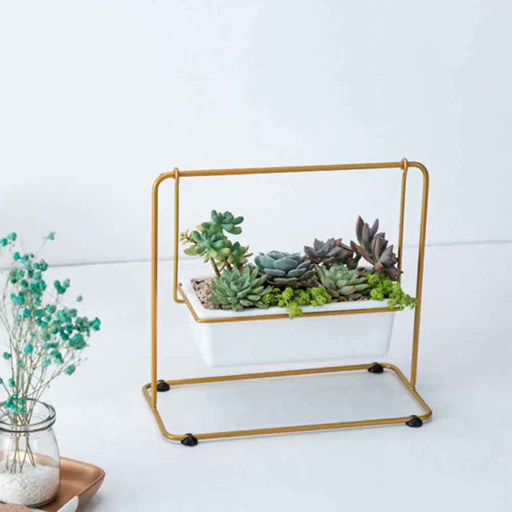 Nordic Geometric Flower Pot Wire Frame Swing Succulents Flowerpot Ornaments M56
Nordic Geometric Flower Pot Wire Frame Swing Succulents Flowerpot Ornaments M56