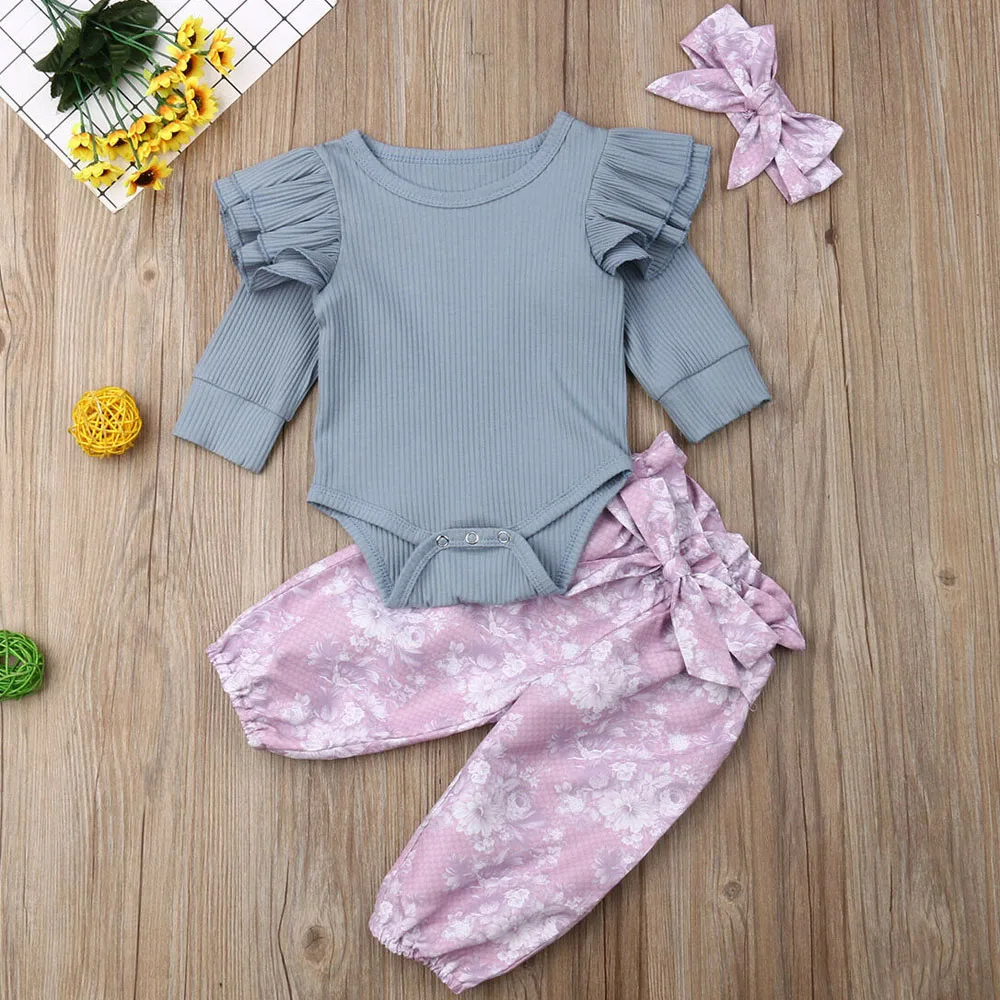 Newborn Baby Girl 0-24M Long Sleeve Romper Printing Pants Headband Outfits Clothes AU
Newborn Baby Girl 0-24M Long Sleeve Romper Printing Pants Headband Outfits Clothes AU