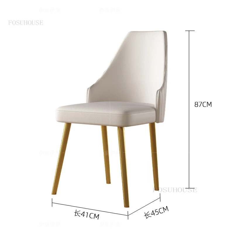 Nordic Minimalist Dining Chair Artificial Leather Home Italian Dining Furniture Back Chair Living Room Light Luxury Lounge Chair
Nordic Minimalist Dining Chair Artificial Leather Home Italian Dining Furniture Back Chair Living Room Light Luxury Lounge Chair
