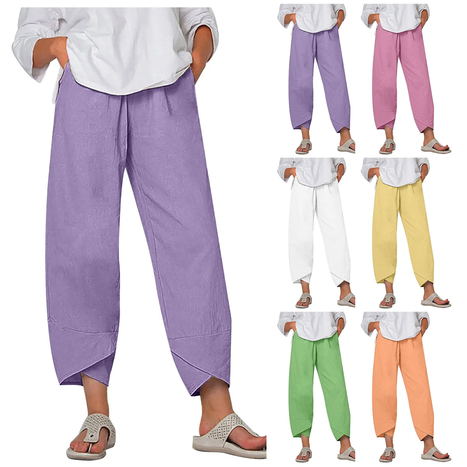 Women Pants Streetwear Casual High Waist Solid Summer Cotton Loose Long Straight Pants Female Plus Size 2021 Spring Брюки R5
Women Pants Streetwear Casual High Waist Solid Summer Cotton Loose Long Straight Pants Female Plus Size 2021 Spring Брюки R5