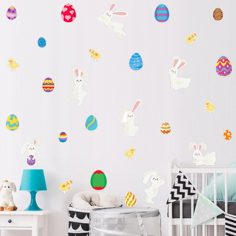 Easter Rabbit Wall Paste Cartoon Rabbit Colorful Egg Chicken Home PVC Wall Decals Kids Room Wallpaper
Easter Rabbit Wall Paste Cartoon Rabbit Colorful Egg Chicken Home PVC Wall Decals Kids Room Wallpaper