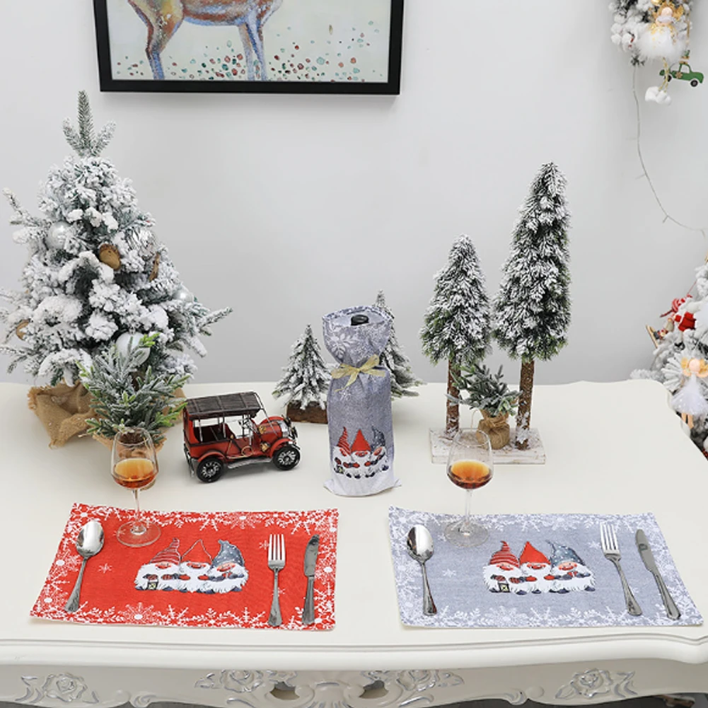 Christmas Table Mat Decoration European And American Style Cartoon Forest Man Placemat Holiday Hotel Home For Kitchen Dining
Christmas Table Mat Decoration European And American Style Cartoon Forest Man Placemat Holiday Hotel Home For Kitchen Dining