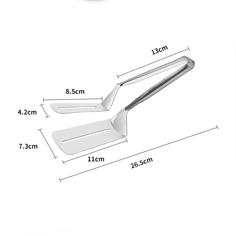 Kitchen Accessories Stainless Fried Steak Shovel Barbecue Tongs Fish Shovel BBQ Clamp Utensils Bread Meat Clip Gadget Spatula
Kitchen Accessories Stainless Fried Steak Shovel Barbecue Tongs Fish Shovel BBQ Clamp Utensils Bread Meat Clip Gadget Spatula