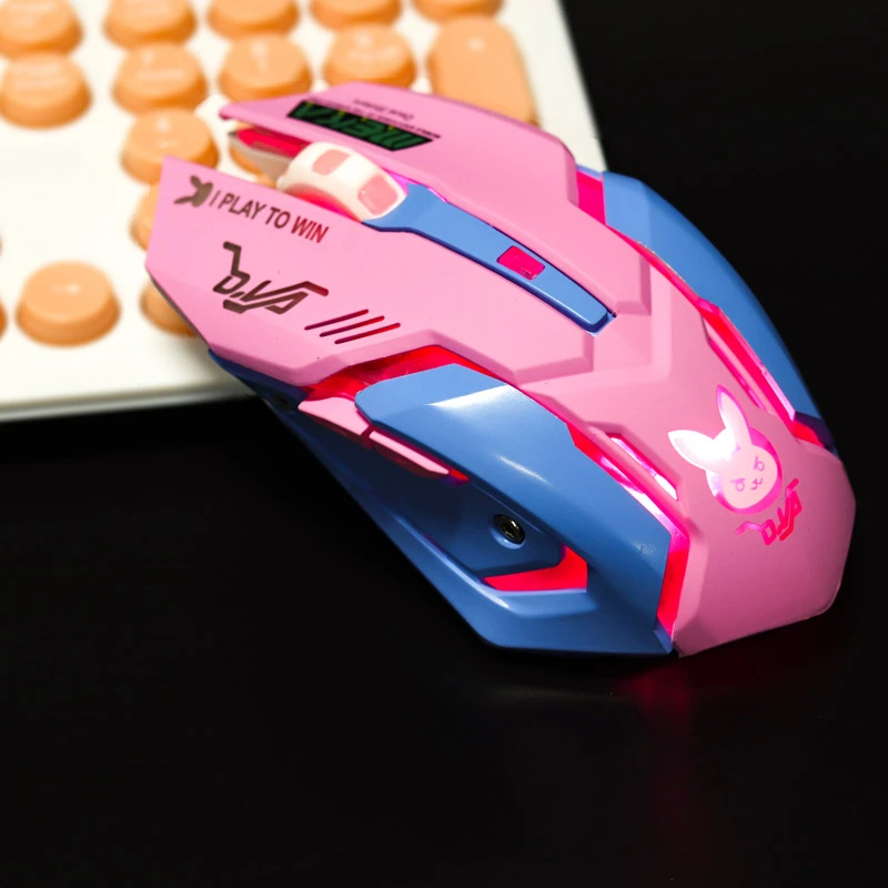 Pink Wireless Computer Gaming Mouse Rechargeable Optical Mice 2400 DPI Ergonomic USB Cute PC Gamer Office Mause For Girls Purple
Pink Wireless Computer Gaming Mouse Rechargeable Optical Mice 2400 DPI Ergonomic USB Cute PC Gamer Office Mause For Girls Purple
