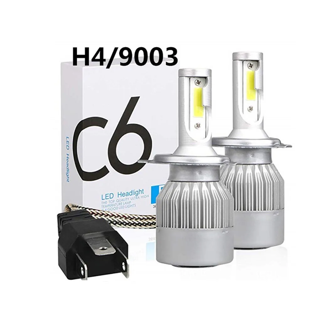 1 Pair COB H4 9003 HB2 LED Car Headlight Bulbs Convrsion Kit Hi-Lo Beam 6000K White Super Bright Lamp Fog Light
1 Pair COB H4 9003 HB2 LED Car Headlight Bulbs Convrsion Kit Hi-Lo Beam 6000K White Super Bright Lamp Fog Light