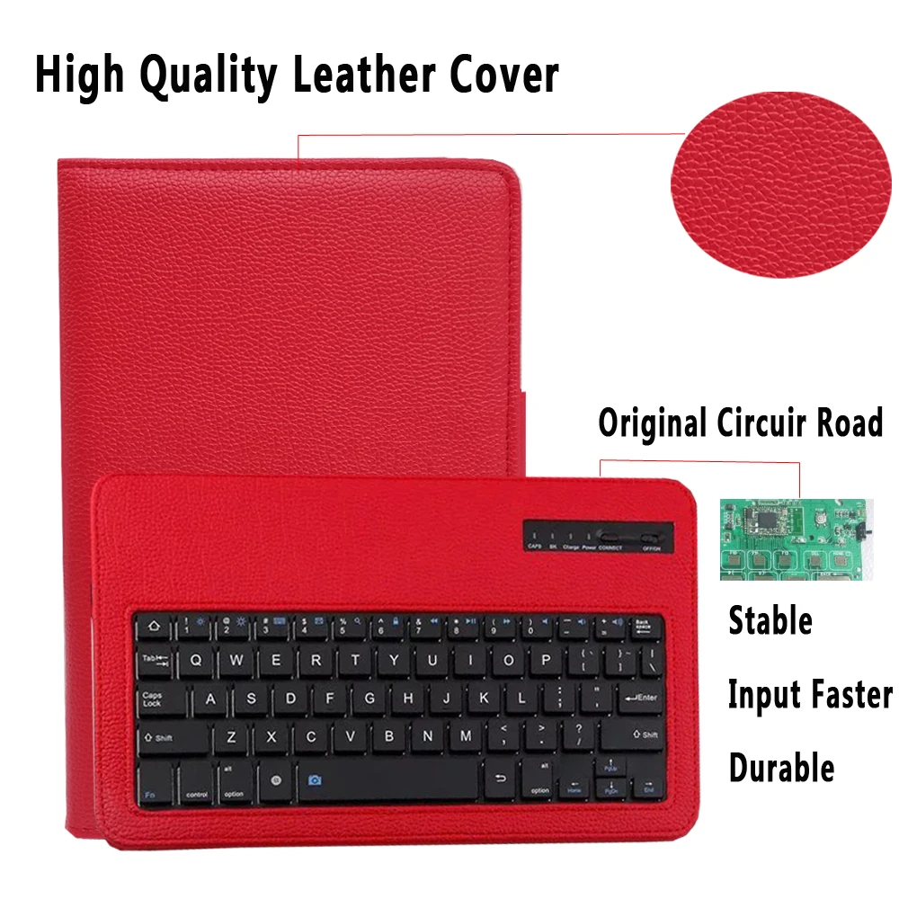 Bluetooth Keyboard Tablet Case for Samsung Galaxy Tab A A6 10.1 2016 T580 T585 T580N T585N Keyboard Cover Funda
Bluetooth Keyboard Tablet Case for Samsung Galaxy Tab A A6 10.1 2016 T580 T585 T580N T585N Keyboard Cover Funda