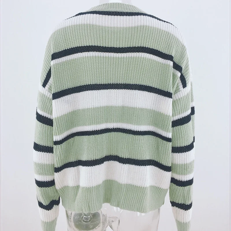 QUEVOON Fashion Striped Sweaters for Women Plus Size Knitted Pullovers Round Neck Long Sleeve Ladies Jumpers Winter 2019 Street
QUEVOON Fashion Striped Sweaters for Women Plus Size Knitted Pullovers Round Neck Long Sleeve Ladies Jumpers Winter 2019 Street