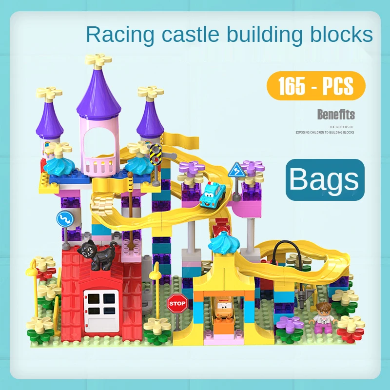 165 PCS Big Size Garden track Building Block Large Particles Playground Educational Creative Assembly Bricks Christmas Toys Kids
165 PCS Big Size Garden track Building Block Large Particles Playground Educational Creative Assembly Bricks Christmas Toys Kids