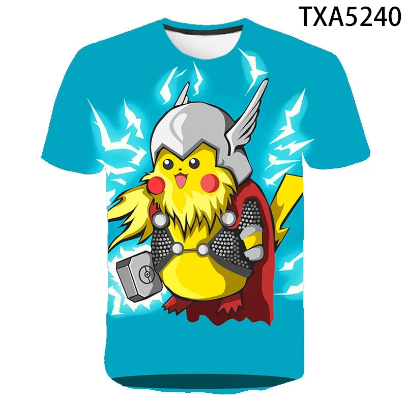 Summer cartoon animation 3D digital printing short-sleeved T-shirt 2021 children male and female parent-child shirt T-shirt
Summer cartoon animation 3D digital printing short-sleeved T-shirt 2021 children male and female parent-child shirt T-shirt
