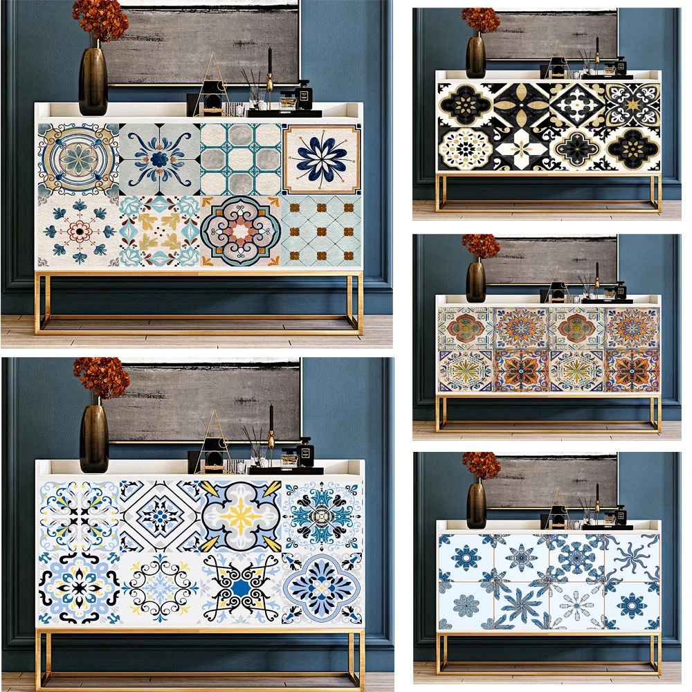 22 Styles Colorful Tiles Wall Sticker Surface Bright Film Kitchen Backsplash Wardrobe Bathroom Peel & Stick Art Wall Decals
22 Styles Colorful Tiles Wall Sticker Surface Bright Film Kitchen Backsplash Wardrobe Bathroom Peel & Stick Art Wall Decals