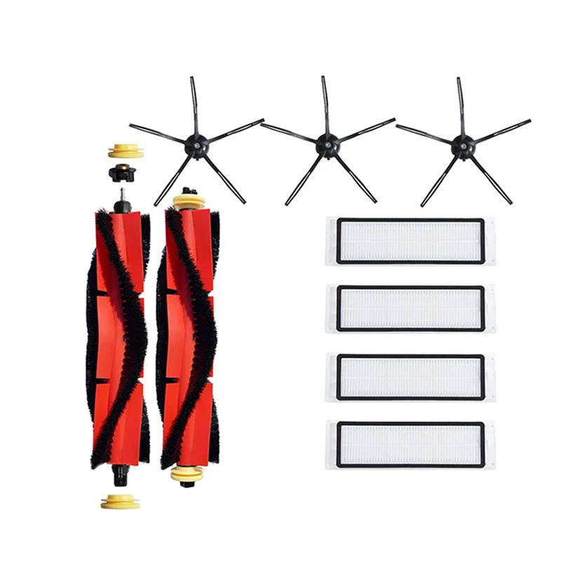 TOP!-9 Set Replacement Parts Compatible for Xiaomi Roborock S5 Max S6 S60 S5 S50 T6 Mop Black Side Brush Accessories 
TOP!-9 Set Replacement Parts Compatible for Xiaomi Roborock S5 Max S6 S60 S5 S50 T6 Mop Black Side Brush Accessories