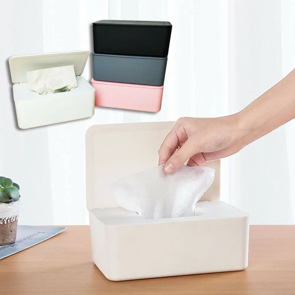 Tissue Wipes Box Tray Dispenser Sealed Design with Lid Not Easy Ash or Air Dry for Desk, Office, Dorm, Kitchen, Washroom, Vanity
Tissue Wipes Box Tray Dispenser Sealed Design with Lid Not Easy Ash or Air Dry for Desk, Office, Dorm, Kitchen, Washroom, Vanity