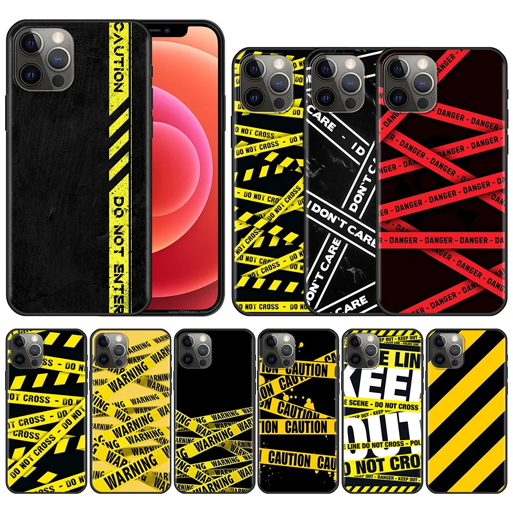 Phone Case For iPhone 11 13 12 Pro Max XS XR X 8 7 6s 6 Plus 5 5S SE Black Soft Coque Tape Keep Out Funny Cool Wall Decor Art
Phone Case For iPhone 11 13 12 Pro Max XS XR X 8 7 6s 6 Plus 5 5S SE Black Soft Coque Tape Keep Out Funny Cool Wall Decor Art