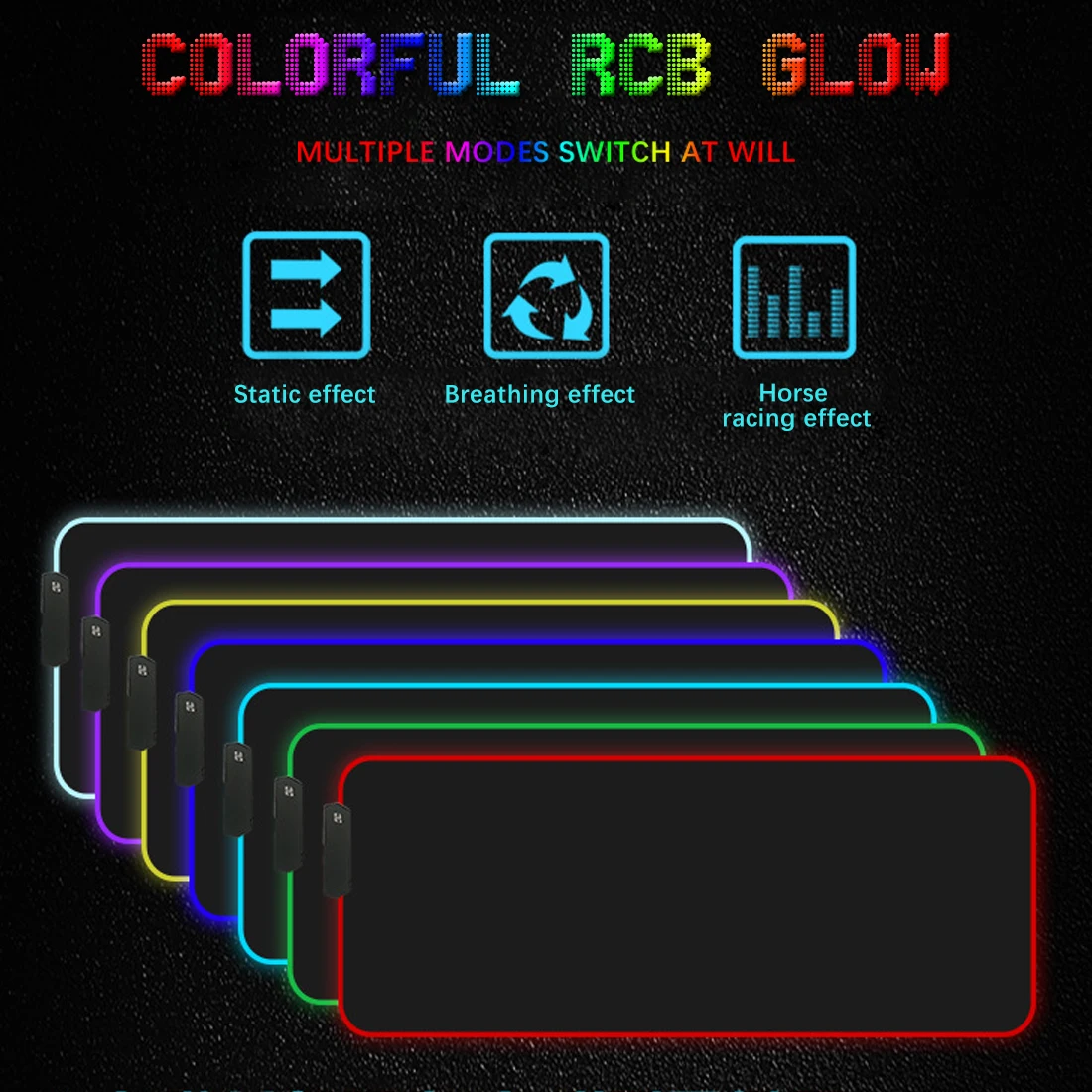 Gaming Mouse Pad RGB Large Mouse Pad Gamer Big Mause Pad PC Desk Play Mat with Backlit Computer Mousepad
Gaming Mouse Pad RGB Large Mouse Pad Gamer Big Mause Pad PC Desk Play Mat with Backlit Computer Mousepad