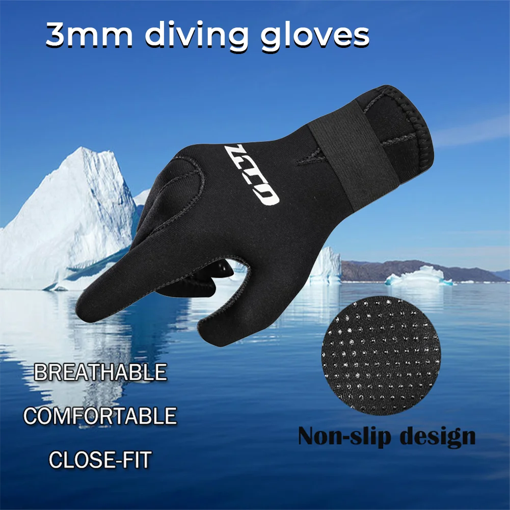 3mm Neoprene Diving Gloves Mens Womens Non-slip Swimming Gloves Black Warm Wetsuit Gloves for Kayak Surfing Snorkeling Hunting
3mm Neoprene Diving Gloves Mens Womens Non-slip Swimming Gloves Black Warm Wetsuit Gloves for Kayak Surfing Snorkeling Hunting
