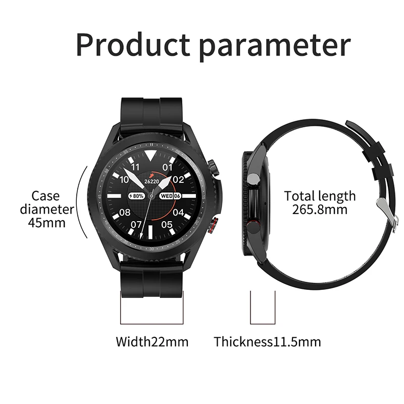 M juniu Smart Watch Phone Full Touch Screen Sport Fitness Watch IP67 Waterproof Bluetooth Connection for Android Smartwatch Men
M juniu Smart Watch Phone Full Touch Screen Sport Fitness Watch IP67 Waterproof Bluetooth Connection for Android Smartwatch Men
