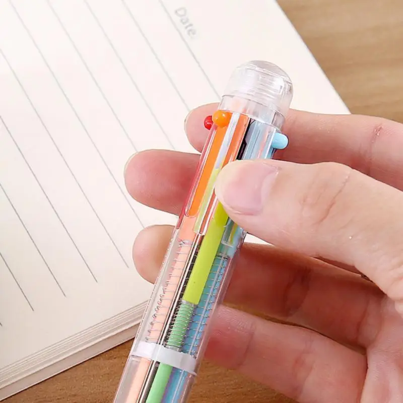 10/5Pcs Multi Color Study Ballpoint Pens 6 In 1 Color Ball Point Pens Kids School Office Supply Plastic Pen Kids Gift Supplies
10/5Pcs Multi Color Study Ballpoint Pens 6 In 1 Color Ball Point Pens Kids School Office Supply Plastic Pen Kids Gift Supplies