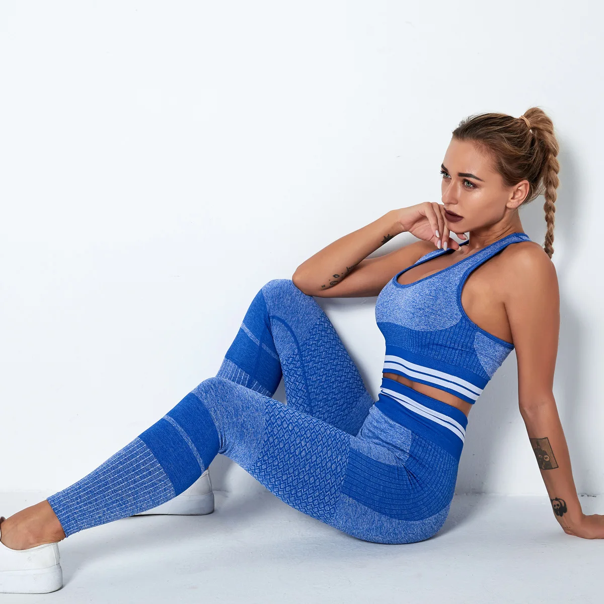 VOMOO 2PCS Female Athletic Fitness Suits Yoga Sets Women Tracksuits Workout Sportswear Gym Clothing Bra Seamless Leggings Train
VOMOO 2PCS Female Athletic Fitness Suits Yoga Sets Women Tracksuits Workout Sportswear Gym Clothing Bra Seamless Leggings Train