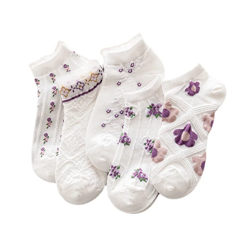 Lovely Floral Women's Socks College Ins Tide Korea Japanese Cute Shallow Mouth Softable Breathable Cotton Thin Summer Boat Sock
Lovely Floral Women's Socks College Ins Tide Korea Japanese Cute Shallow Mouth Softable Breathable Cotton Thin Summer Boat Sock
