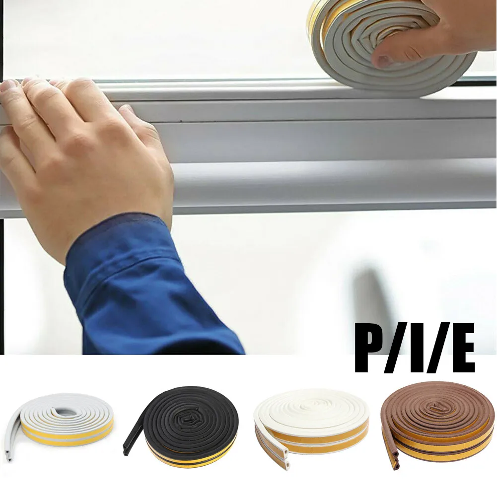 6M Rubber Door Window Sealing Strip Weather Stripping Foam Sticky Tape Sponge Foam Rubber Draught Excluder Anti-collision Home
6M Rubber Door Window Sealing Strip Weather Stripping Foam Sticky Tape Sponge Foam Rubber Draught Excluder Anti-collision Home