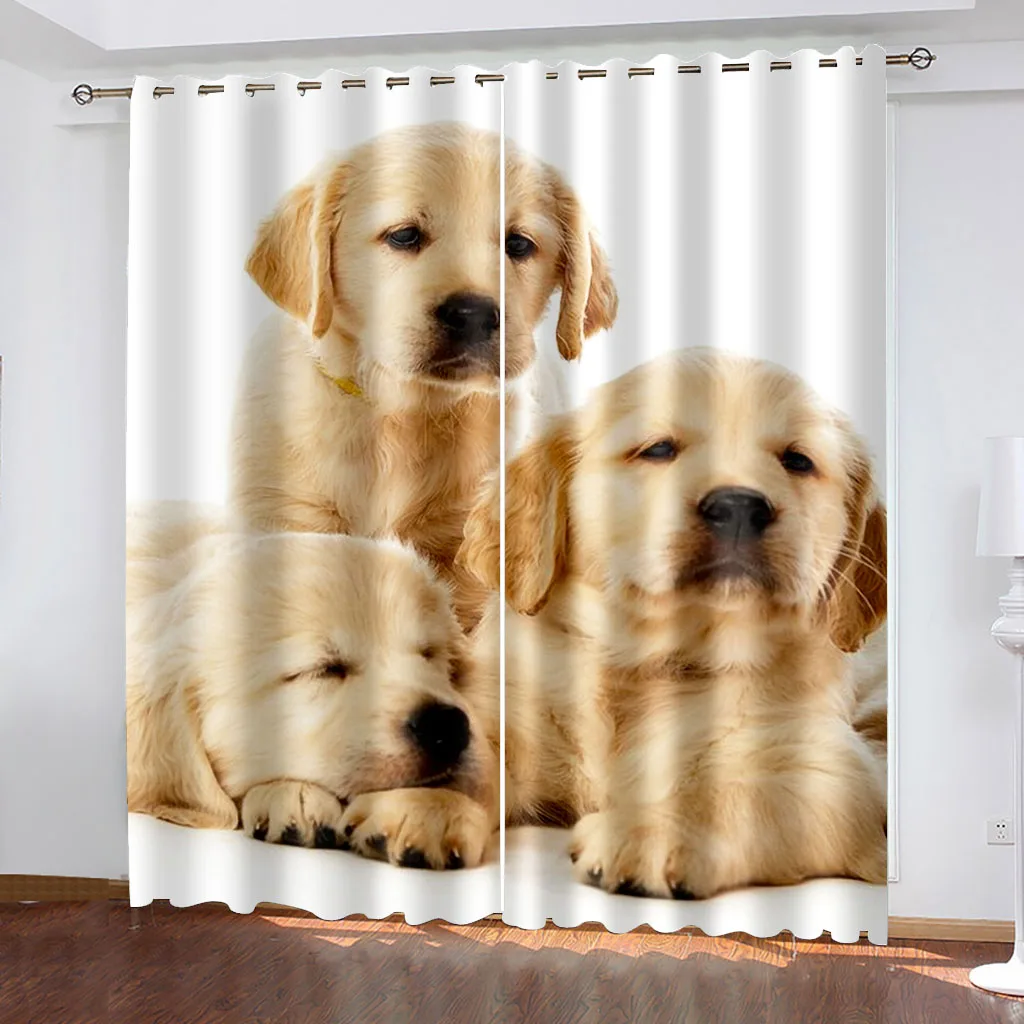 3D Printing Household Animal Pet Dog Adult Children Bedroom Living Room Shade Custom Decorative Curtain with Hook Accessories
3D Printing Household Animal Pet Dog Adult Children Bedroom Living Room Shade Custom Decorative Curtain with Hook Accessories