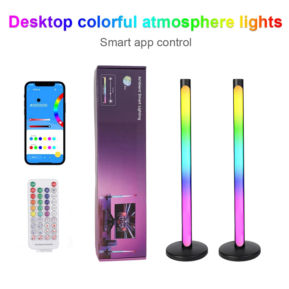 Светодиодная RGB-лента для создания атмосферы с голосовой активацией ритмический