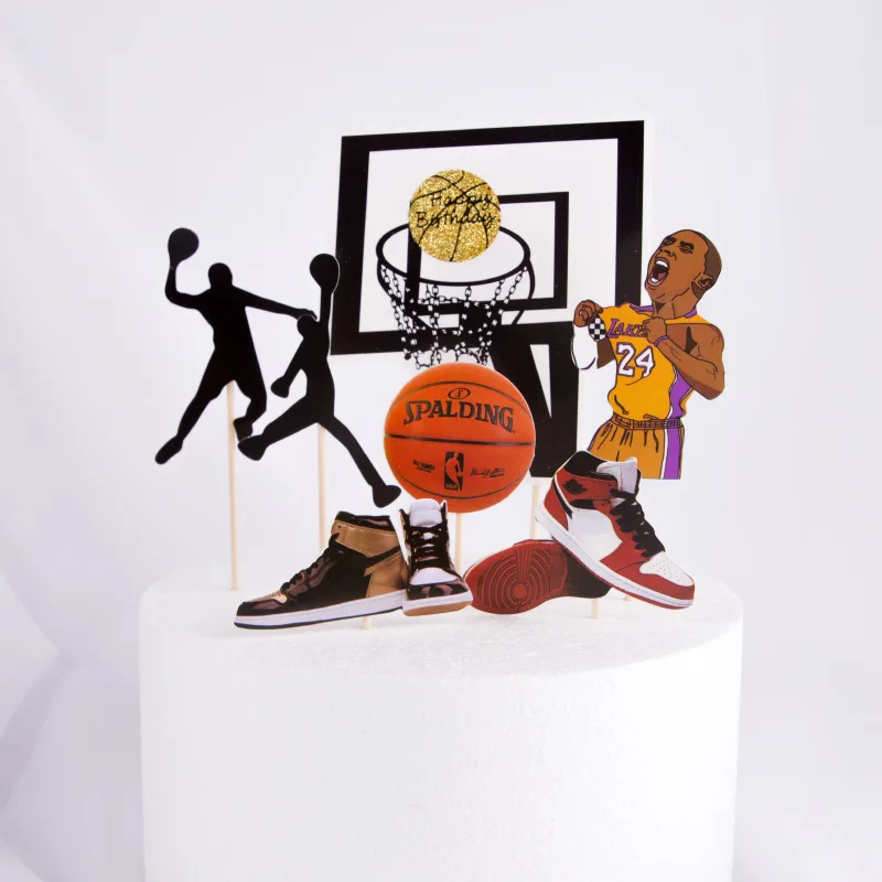 1Set Birthday Cake Decoration DIY Basketball Set Cupcake Topper Cake Flags Kids Boy Birthday Party Baking Decoration Accessories
1Set Birthday Cake Decoration DIY Basketball Set Cupcake Topper Cake Flags Kids Boy Birthday Party Baking Decoration Accessories