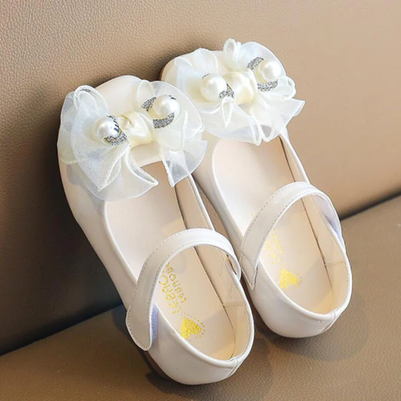 Flower Children Little Girls' White Single Leather Shoes Kids Pearls Bowtie Wedding Party Princess Shoes Children's Baby Shoes
Flower Children Little Girls' White Single Leather Shoes Kids Pearls Bowtie Wedding Party Princess Shoes Children's Baby Shoes