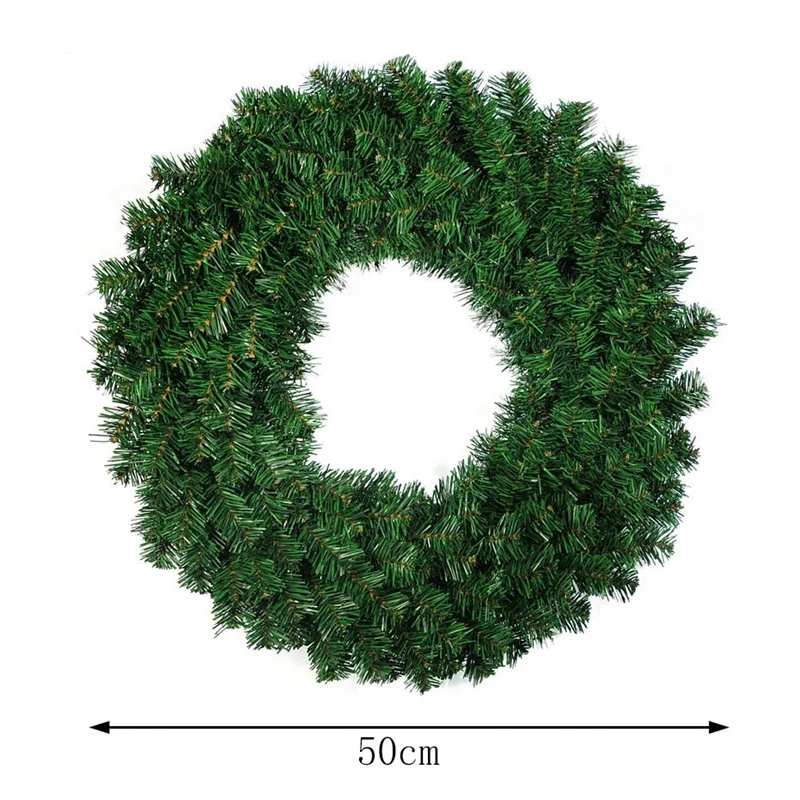 1 Pcs 50cm Artificial Pine Wreath Garland for Front Door Window Fireplace Christmas Decoration
1 Pcs 50cm Artificial Pine Wreath Garland for Front Door Window Fireplace Christmas Decoration