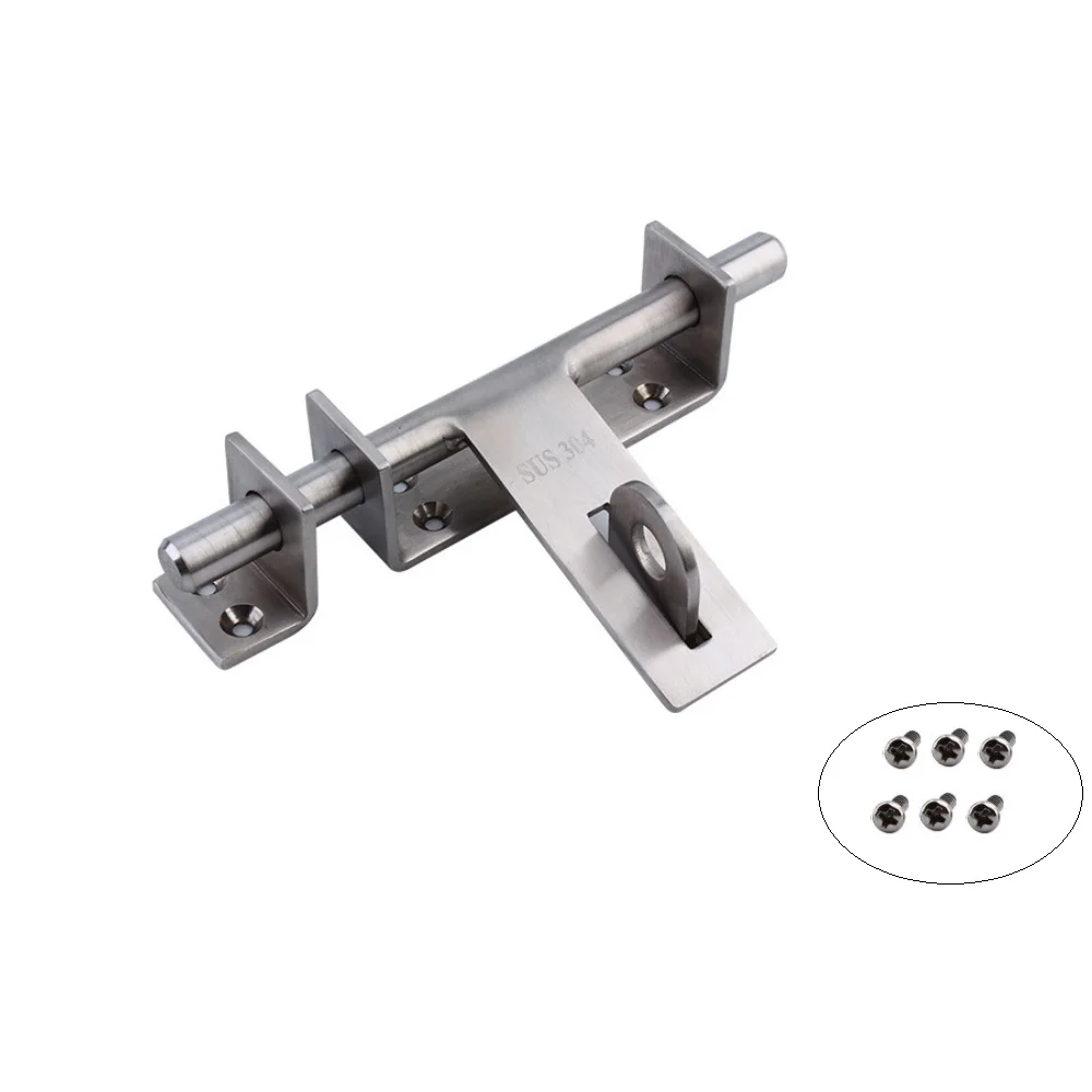 Good Quality Home Hardware Gate Safety Wooden Door Bolt Lock Heavy Duty 304 Stainless Steel Door Bolt
Good Quality Home Hardware Gate Safety Wooden Door Bolt Lock Heavy Duty 304 Stainless Steel Door Bolt