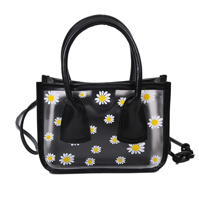 Daisies Printing Handbag Women Mini Chain Design Pouch Totes Girls PVC Jelly Shoulder Bag Daisy Transparent Square Bags Elegant
Daisies Printing Handbag Women Mini Chain Design Pouch Totes Girls PVC Jelly Shoulder Bag Daisy Transparent Square Bags Elegant