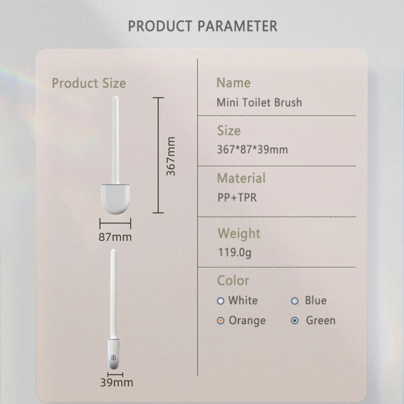 Toilet Brush WC Brush with Holder Wall Mount Toilet Brush Non-slip Handle Flat Head Flexible Soft Bristles Brush Bathroom Tools
Toilet Brush WC Brush with Holder Wall Mount Toilet Brush Non-slip Handle Flat Head Flexible Soft Bristles Brush Bathroom Tools