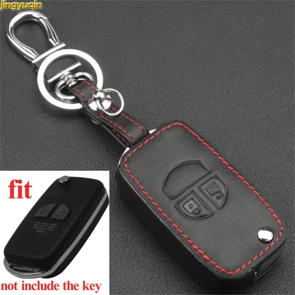 Jingyuqin 2 Buttons Remote Leather Car Key Case for Suzuki Swift Grage Vitara Alto Keychain Car Key Holder Styling
Jingyuqin 2 Buttons Remote Leather Car Key Case for Suzuki Swift Grage Vitara Alto Keychain Car Key Holder Styling