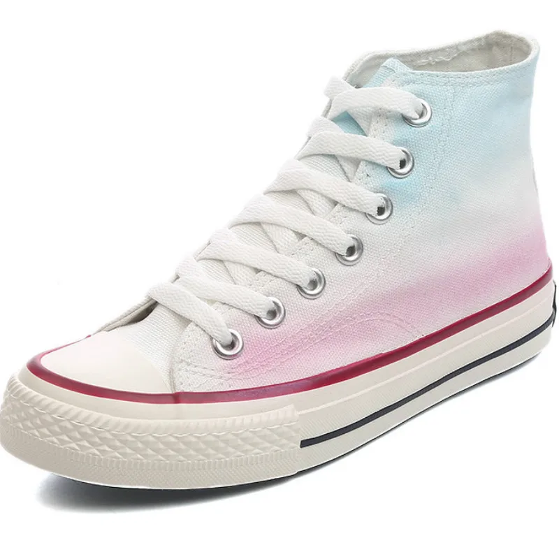 Высокая Женская модная парусиновая Повседневная обувь; Кроссовки с градиентом; Дышащая обувь на плоской подошве для вождения; Обувь для сту...
Высокая Женская модная парусиновая Повседневная обувь; Кроссовки с градиентом; Дышащая обувь на плоской подошве для вождения; Обувь для сту...