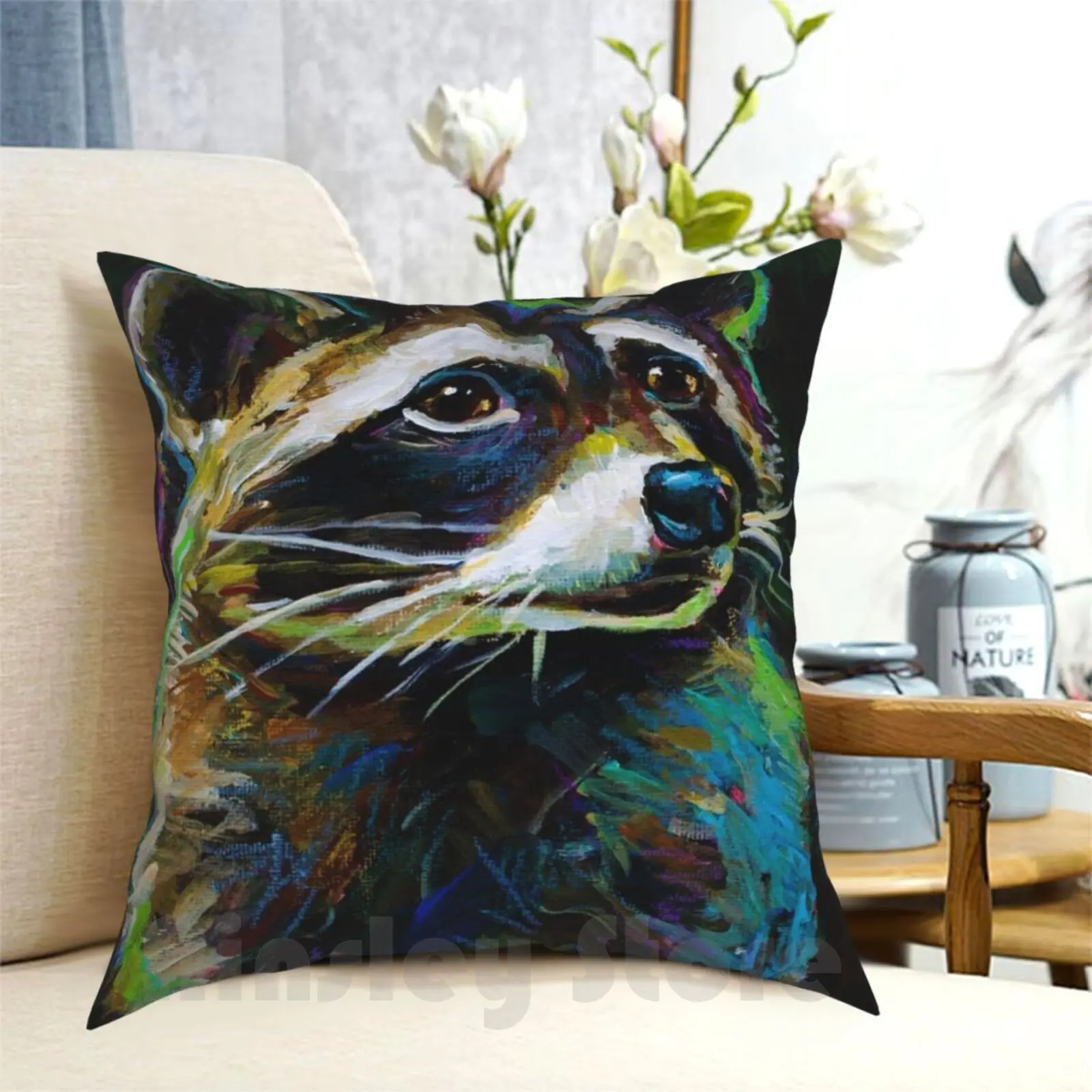 Colorful Raccoon Painting Pillow Case Printed Home Soft DIY Pillow cover Raccoon Cute Animals Bandit Rocket Trash Panda
Colorful Raccoon Painting Pillow Case Printed Home Soft DIY Pillow cover Raccoon Cute Animals Bandit Rocket Trash Panda