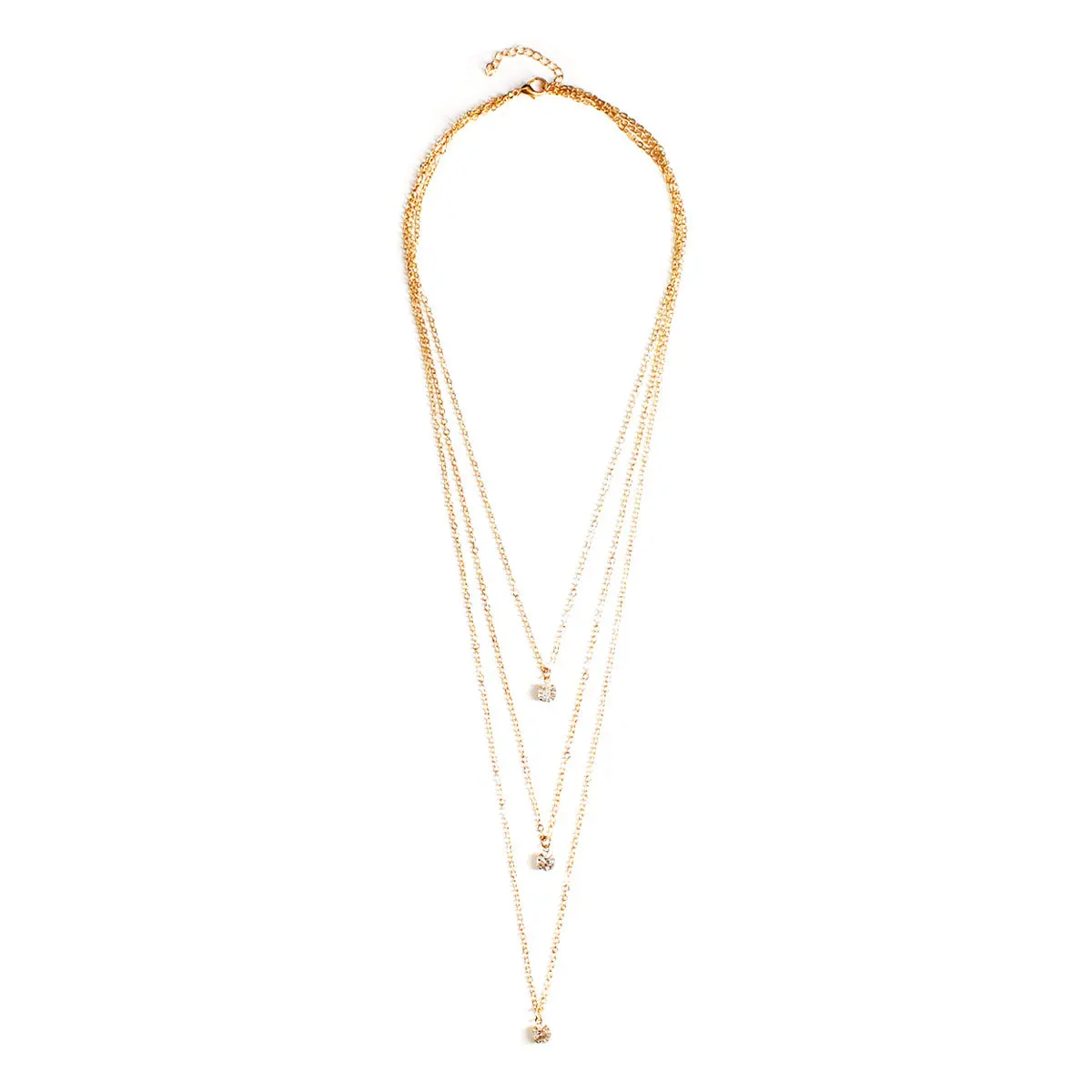 Creative New Tassel Chain Necklace Handmade Gold Color Crystal Long Clavicle Necklaces for Women Fashion Collares Jewelry XL347 
Creative New Tassel Chain Necklace Handmade Gold Color Crystal Long Clavicle Necklaces for Women Fashion Collares Jewelry XL347