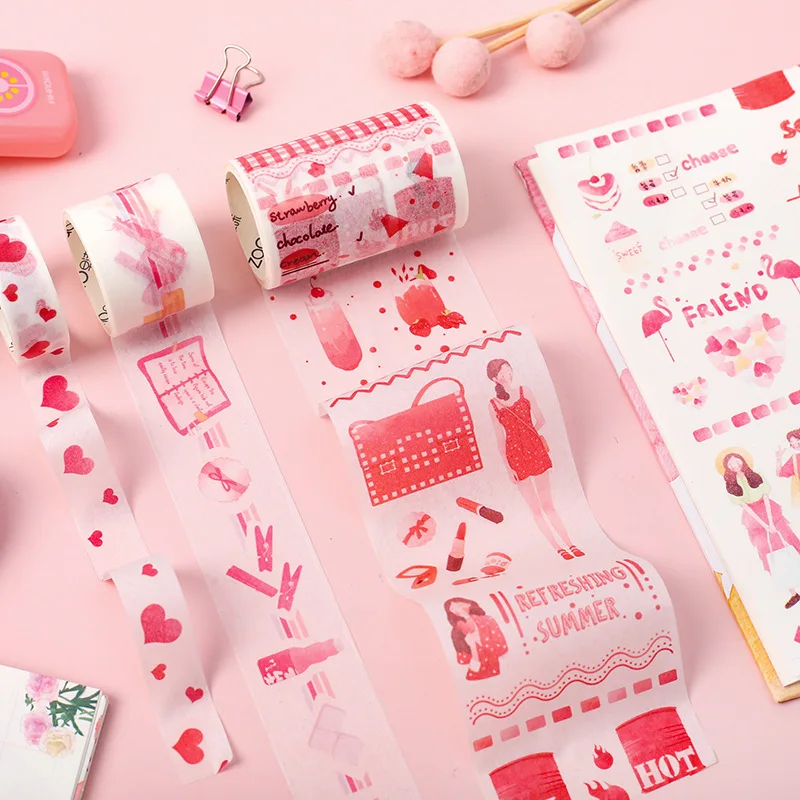 6Pcs/pack Listen To The End of Summer Series Washi Tape Adhesive Tape DIY Scrapbooking Sticker Label Masking Tape Stickers
6Pcs/pack Listen To The End of Summer Series Washi Tape Adhesive Tape DIY Scrapbooking Sticker Label Masking Tape Stickers