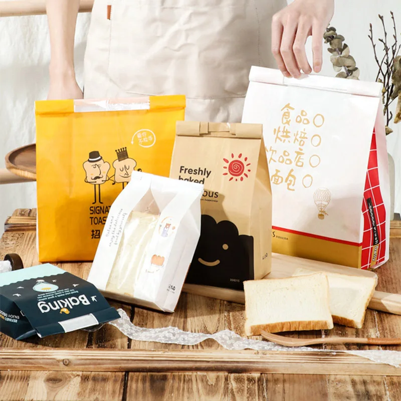 50 Pcs Toast Bread Brown Paper Bags With Wire Sealing Oil Proof Food Storage Wrapping For Home Kitchen Bakery Snack Packing
50 Pcs Toast Bread Brown Paper Bags With Wire Sealing Oil Proof Food Storage Wrapping For Home Kitchen Bakery Snack Packing