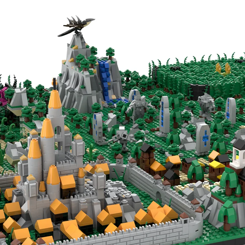 6265 PCS MOC Toys City Street Scene Fantasy World Build from 9 MOCs Building Blocks Modular Construction Block Model
6265 PCS MOC Toys City Street Scene Fantasy World Build from 9 MOCs Building Blocks Modular Construction Block Model