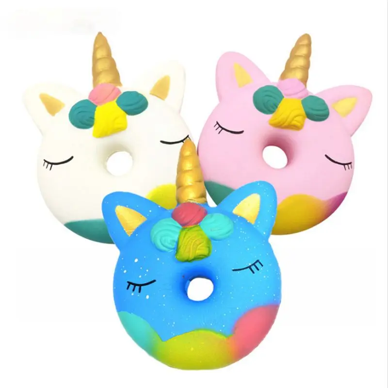 

TOBEFU Jumbo Kawaii Donut Unicorn Squishy Cake Bread Squishies Cream Scented Slow Rising Squeeze Toy Kids Xmas Birthday Gift