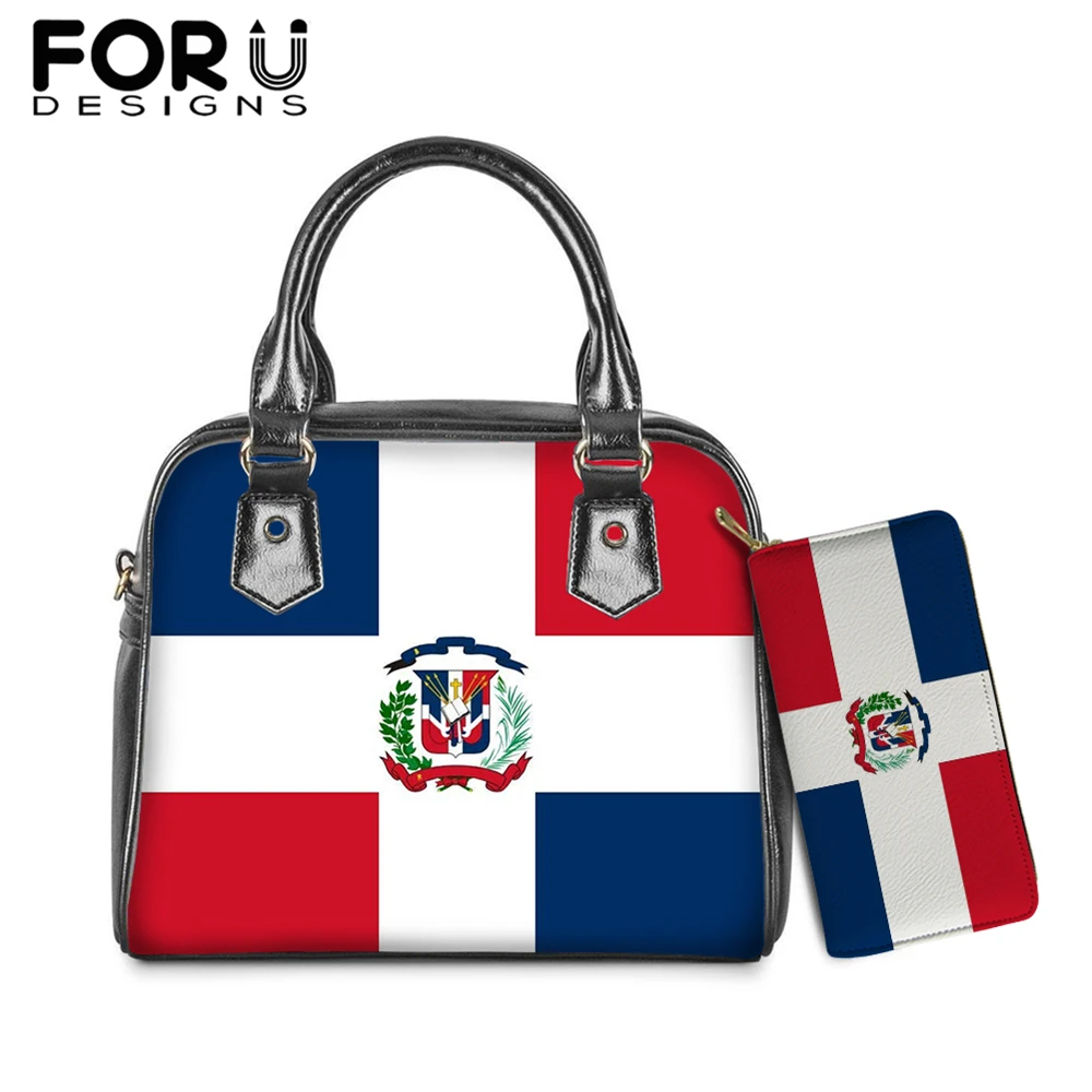 FORUDESIGNS Brand Designer Women Handbag 2pcs Set Dominican Republic Flag Print Lady Luxury Shoulder Bags Bolsos Purse Femme
FORUDESIGNS Brand Designer Women Handbag 2pcs Set Dominican Republic Flag Print Lady Luxury Shoulder Bags Bolsos Purse Femme
