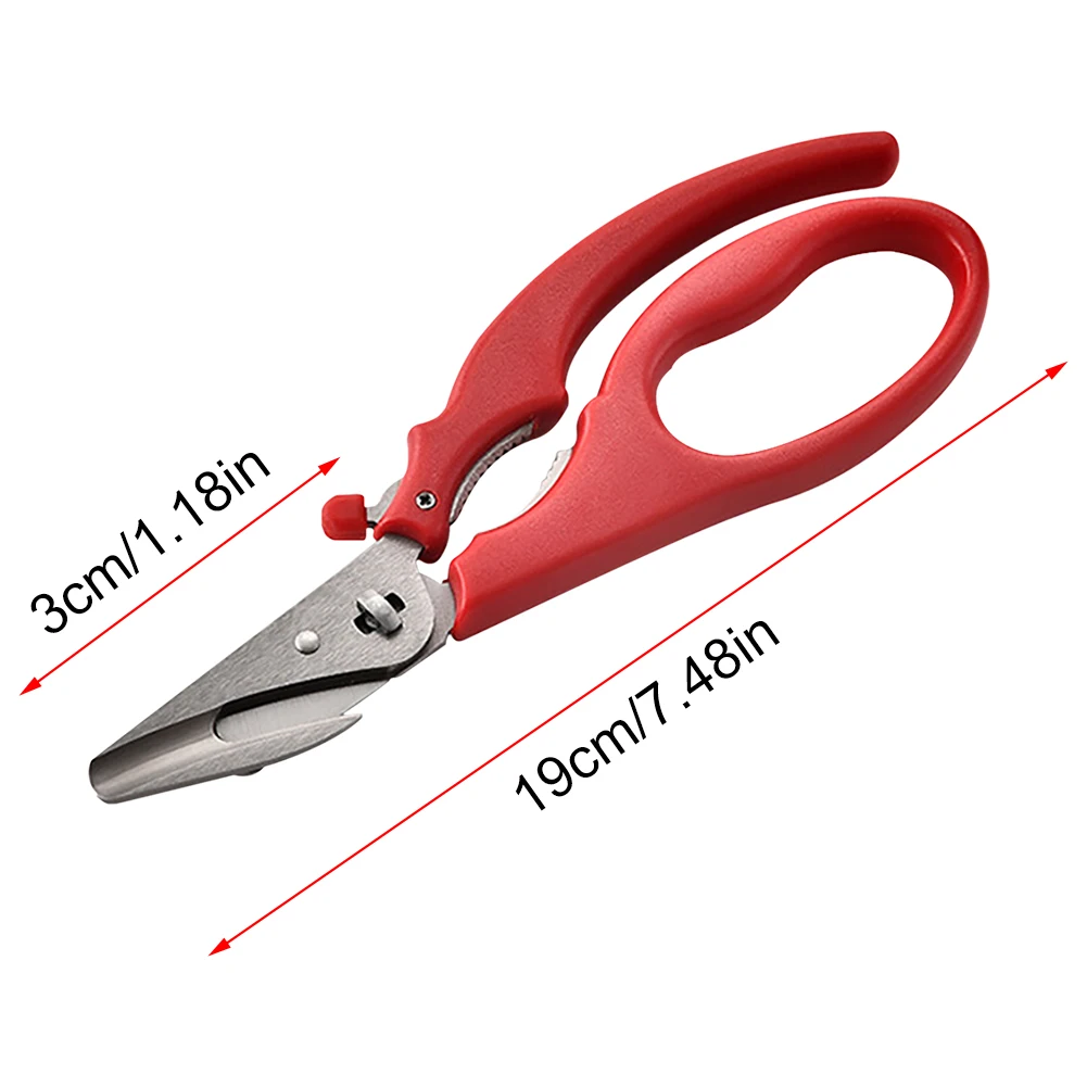 Stainless Steel Scissors Compact Durable Kitchen Scissors Lobster Fish Crabs Seafood Shears
Stainless Steel Scissors Compact Durable Kitchen Scissors Lobster Fish Crabs Seafood Shears