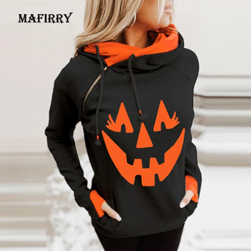 Halloween Funny Face Print Loose Hoodies Long Sleeve Women Pullover Pocket Sweatshirts Harajuku Spring Autumn Casual Pullovers
Halloween Funny Face Print Loose Hoodies Long Sleeve Women Pullover Pocket Sweatshirts Harajuku Spring Autumn Casual Pullovers