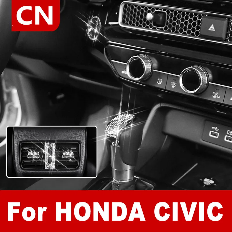 Crystal Diamond Car Multimedia Knob Steering Wheel Decoration Cover Stickers For Honda Civic 11th 2022 Car Interior Accessories
Crystal Diamond Car Multimedia Knob Steering Wheel Decoration Cover Stickers For Honda Civic 11th 2022 Car Interior Accessories