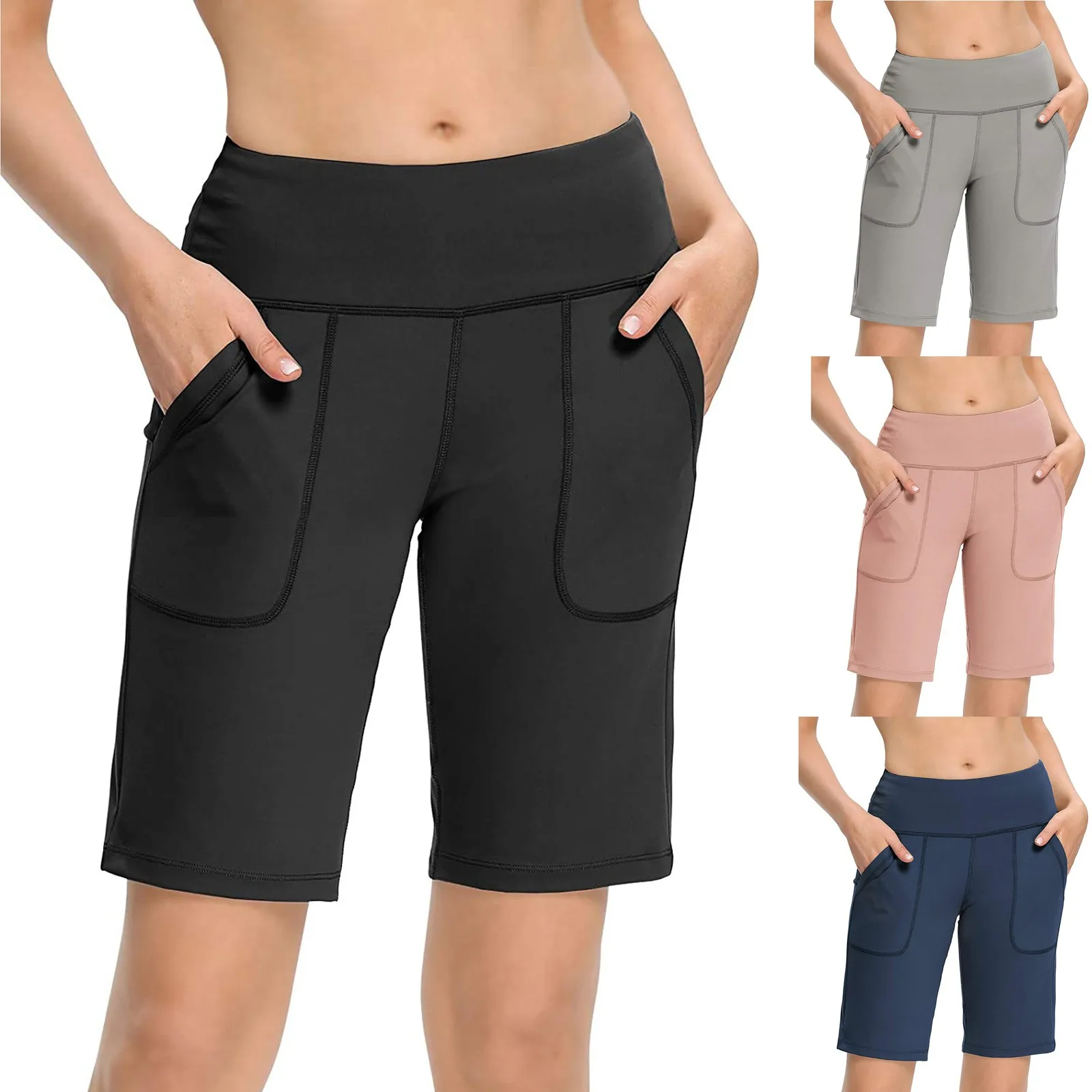 New Yoga Shorts Leggings Yoga Pants sets with pockets Women Long Pants Women Hip Push UP Sport shorts Women Fitness Running
New Yoga Shorts Leggings Yoga Pants sets with pockets Women Long Pants Women Hip Push UP Sport shorts Women Fitness Running