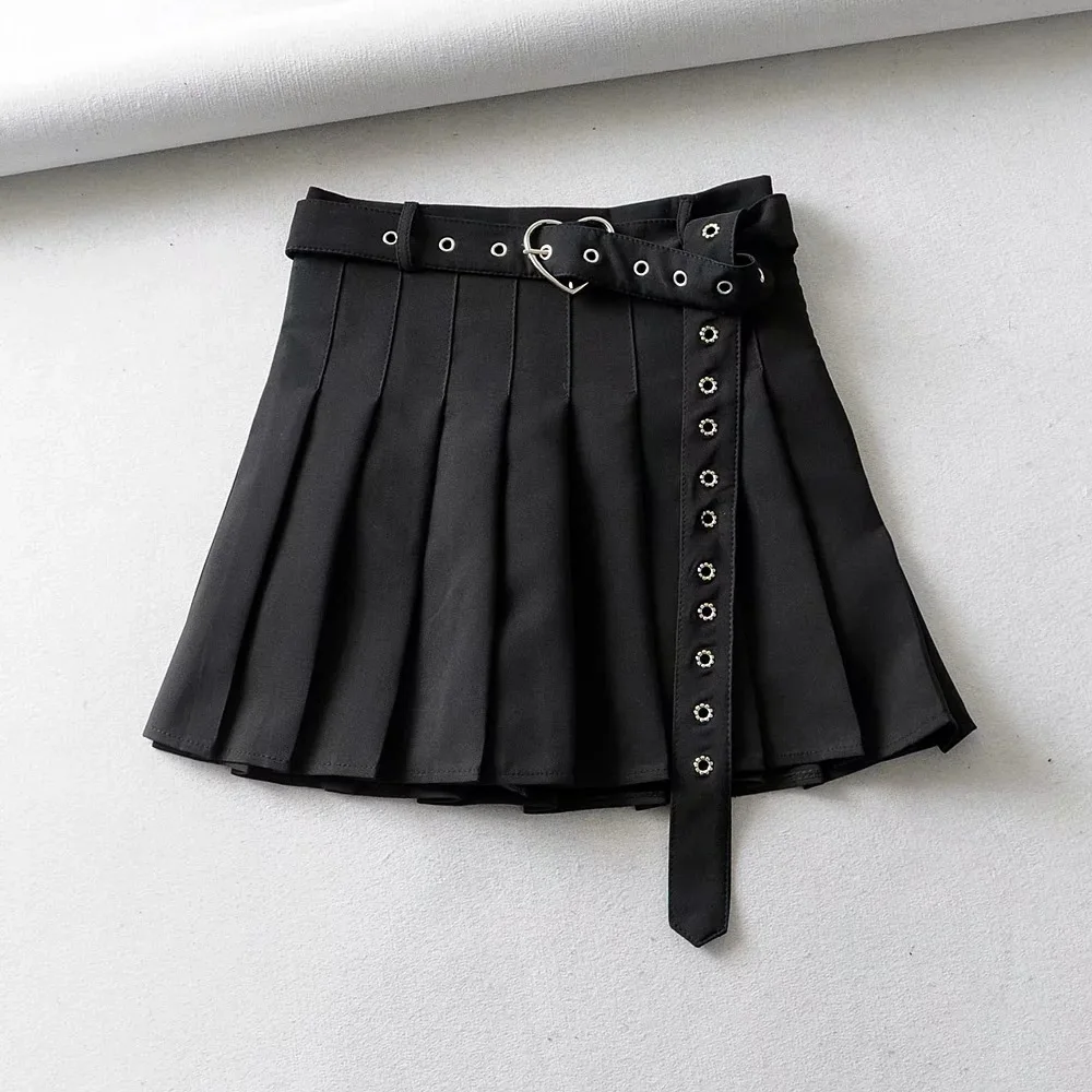 Korean Version High Waist Pleated Skirt For Women 2021 Summer Solid Color Simplicity Preppy Style Casual Fashion Mini Skirts
Korean Version High Waist Pleated Skirt For Women 2021 Summer Solid Color Simplicity Preppy Style Casual Fashion Mini Skirts