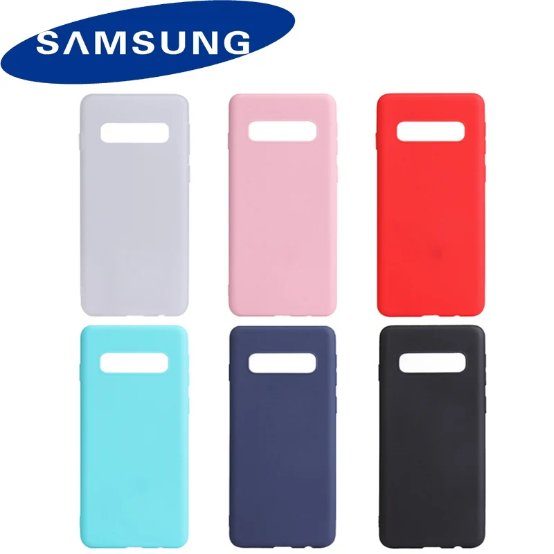 Чехол для телефона Samsung S10 plus из жидкого силикона оригинальный мягкий и удобный