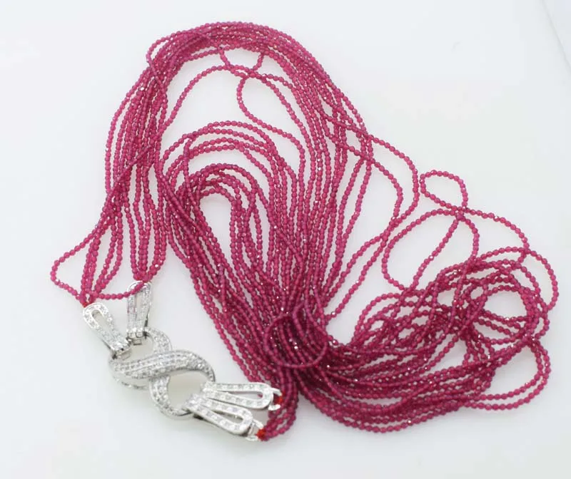 10rows red spinel necklace 2mm round faceted 28-36inch nature FPPJ wholesale beads
10rows red spinel necklace 2mm round faceted 28-36inch nature FPPJ wholesale beads