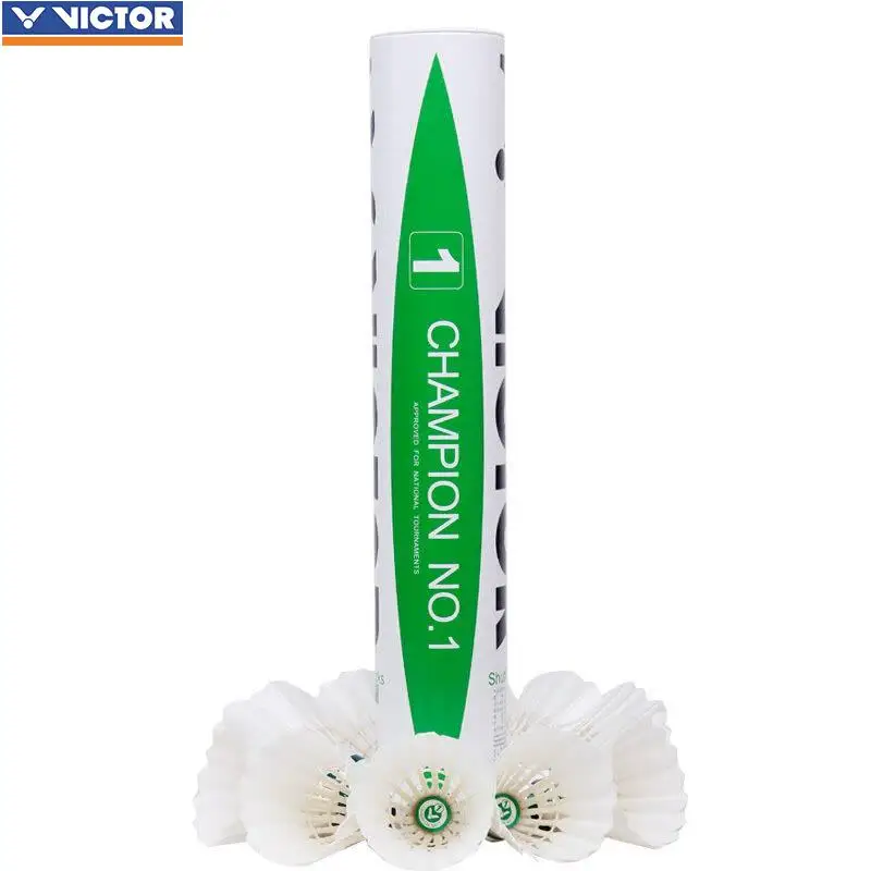 Оригинальный Волан для бадминтона Victor Champion № 1 Стабильный Прочный с утиными